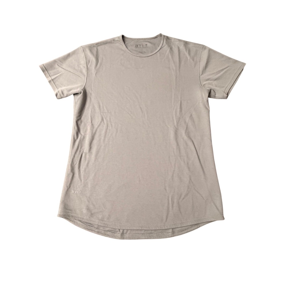 BYLT Basics Short Sleeve Crew Tee in Light Taupe